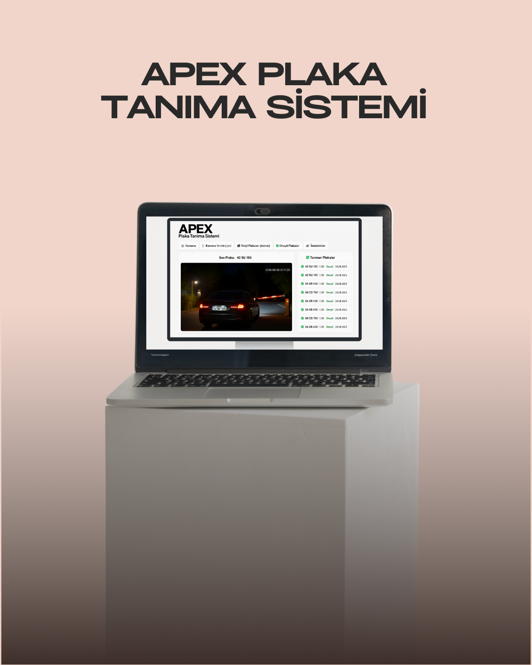 APEX PTS Plaka Tanıma Sistemi Demo